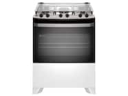 Fogão 5 Bocas Electrolux Inox Branco Efficient FE5IW