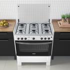 Fogão 6 Bocas Itatiaia Waves com Acendimento Automático Branco