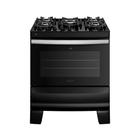 Fogão Atlas 5 Bocas Agile Up Com Mesa de Vidro Preto - Bivolt