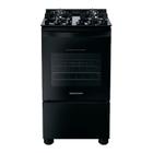 Fogão Brastemp 4 Bocas Preto com mesa de vidro e grades duplas de ferro fundido - BFO4VAE