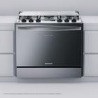 Fogão Brastemp 5 Bocas De Embutir Cor Inox Com Turbo Chama E Touch Timer - BYS5PCR