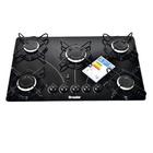 Fogão cooktop 5 bocas a gas bivolt acendimento automático Braslar