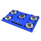 Fogão Cooktop 5 Bocas Chamalux Gás Natural Azul Bivolt