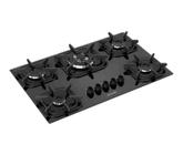 Fogão Cooktop 5 Bocas Mueller Tripla Chama G5 - À Gás - Preto - Bivolt