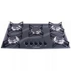 Fogão Cooktop 5 Queimadores Bivolt Preto Safanelli