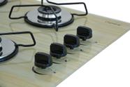 Fogão Cooktop À Gás 4 Bocas ChamaLar CO Ultra Chama Vidro Bivolt XP