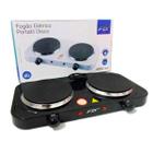 Fogão Cooktop Elétrico 2 Bocas Portátil 110v 2000w