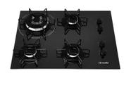 Fogão Cooktop Elétrico Mueller 4 Bocas À Gás MCG134BG1 Bivolt Mesa em Vidro - Mueller Fogões