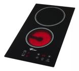 Fogao cooktop fischer 2q eletrico mesa vitroceramica touch preto