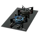 Fogão Cooktop Fischer 2Q Fit Line Gás Bivolt Preto