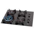 Fogão Cooktop Fischer 4Q TC Infinity Gás Mesa Vidro - Preto - 26297-57076
