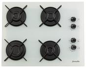 Fogão Cooktop Fornello 4 Bocas Branco A Gás