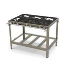 Fogão de Encosto PMI 600F Baixa Pressão 6 Queimadores Simples Inox Escovado Progás