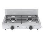 Fogao de Mesa 2 Bocas Venax Flamalar Vetro Branco Gas Glp