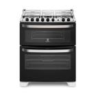 Fogão Electrolux 76DAB 5 Bocas Acendimento Automático Duplo Forno Autolimpante