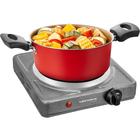 Fogão Elétrico Portátil de Mesa Bancada Cooktop 01 Boca Pratic 127V Lenoxx