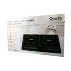 Fogao Eletrico Quanta QTFGI270 - 2700W - 2 Bocas - Inducao - 220V - Preto