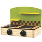 Fogão Infantil - Cooktop de madeira