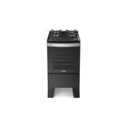 Fogão Itatiaia Itaglas Piso 4 Bocas Preto Mesa De Vidro Bivolt 3700000370