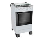 Fogão Mueller MFI4BB 4 Bocas Automático Mesa de Inox Forno 48,1L Bivolt