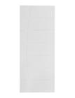 Folha de Porta Frisada Madeira Solida MDP Branco UV Acabado 210x80x3,5cm Elegance