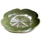 Folha Decorativa Cerâmica Banana Leaf Verde 26X26X5Cm