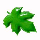 Folha Decorativa cerâmica Royal Decor 23x22x4cm verde