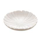 Folha Decorativa de Cerâmica Banana Leaf Branco 16x16x3cm Lyor