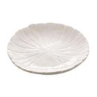 Folha Decorativa de Cerâmica Banana Leaf Branco 19,5x19,5x3cm Lyor