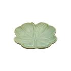 FOLHA DECORATIVA DE CERAMICA BANANA LEAF VERDE 20x20x3cm