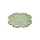 Folha Decorativa de Cerâmica - Verde - 28,5cm - Class Home