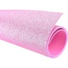 Folha Eva Com Glitter 60x40 Para Atividades Escolares Cor Rosa 5 Unidade