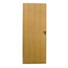 Folha Lisa Imbuia Fechadura Alavanca Externa e Dobradiça 62 x 210 Natural - Rodam Portas