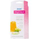 Folhas Depilatórias Facial Daxx Higi Depil 20 Folhas Prontas Mel, Aloe Vera e Vitamina E