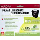 Folhas Limpadoras e Lubrificadoras para Fragmentadoras Aurora SP1000 - Pacote com 12 unidades