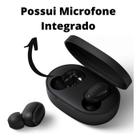 Fone Bluetooth Sem Fio Preto Para Moto G41 / G51