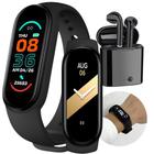 Fone Bluetooth Touch TWS + Smartwach M8 Sport Fit