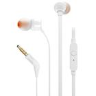 Fone de ouvido auricular p3 microfone jbl t110 branco jblt110wht
