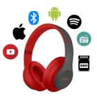 Fone De Ouvido Bluetooth 5.0 Bateria Longa Duração Sem Fio Headphone Extra Bass Dobravel Para Treino, Academia, Trabalho