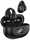 Fone De Ouvido Bluetooth Condução Óssea Tws Microfone Embutido Case Digital Esportivo Clipe De Orelha Atende Celular