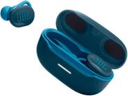 Fone de Ouvido Bluetooth JBL Endurance Race - Intra-auricular com Microfone Azul