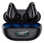 Fone De Ouvido Bluetooth S/ Fio TWS Condução Óssea Case Recarregável Anatômico Confortável Esportivo Não Cai