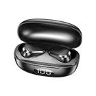 Fone de ouvido Bluetooth True Wireless preto com cancelamento de ruído