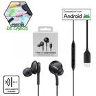 Fone De Ouvido Com Fio Intra Auricular Tipo C Compativel  Samsung Xiaomi Android Motorola