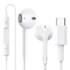 Fone de Ouvido Com Fio Tipo C Estéreo Microfone Controle USB-C
