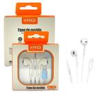 Fone De Ouvido Com Microfone Kaidi Branco Kd-730 Ios