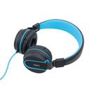 Fone De Ouvido Com Microfone Oex Hs106 Neon Preto E Azul