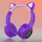 Fone de Ouvido com Redução de Ruído Orelha De Gato Rosa - Booglee -  Headphone Bluetooth - Magazine Luiza