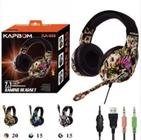 Fone De Ouvido Game Com Fio Camuflado Headset Gaming Ka-908 - KAPBOM