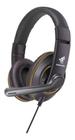 Fone De Ouvido Gamer Com Microfone Para Pc - Gaming Headset - Golden Ultra